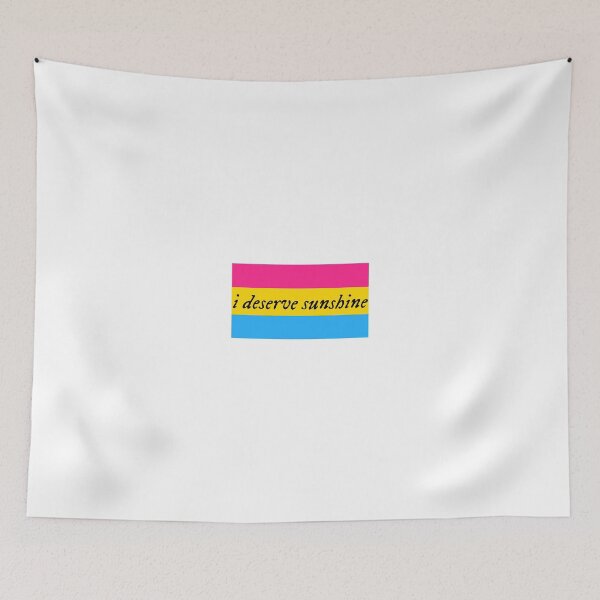 Item preview, I Deserve Sunshine - Pansexual Pride Flag - Heated Rivalry Quote - Pride Quote designed and sold by artistalways.