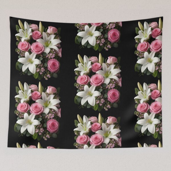 Item preview, Elegant Roses & Lilies Bouquet designed and sold by NaphDesigns.