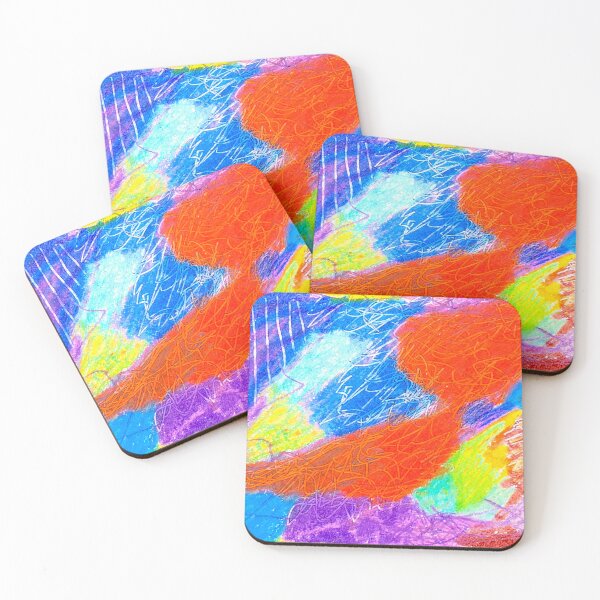 Item preview, abstract in orange designed and sold by Tereza Pilar  Art.