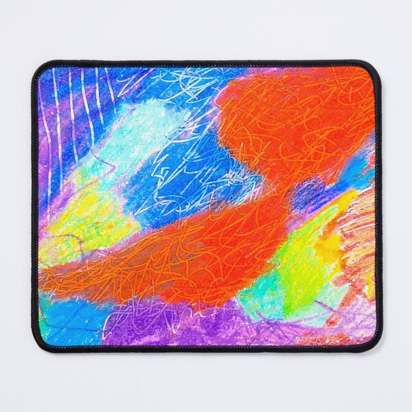 Item preview, abstract in orange designed and sold by Tereza Pilar Art.