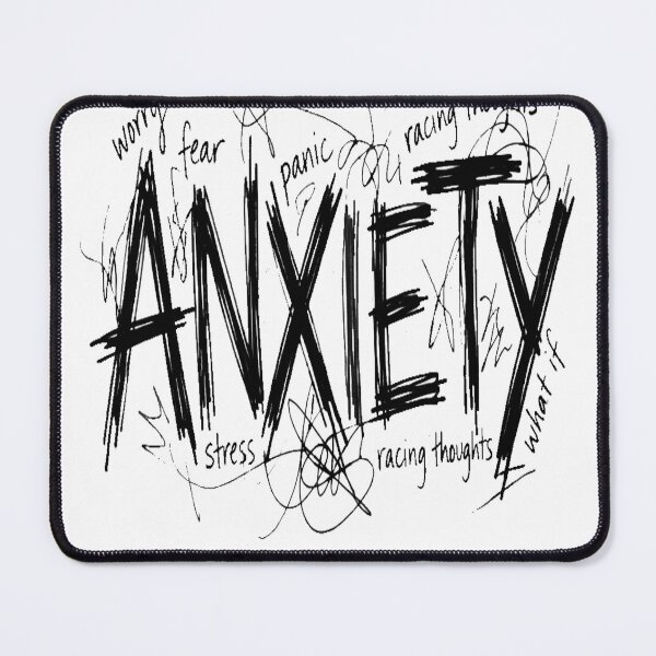 Item preview, Anxiety Scribble Mental Health Awareness designed and sold by Groovy Looks.