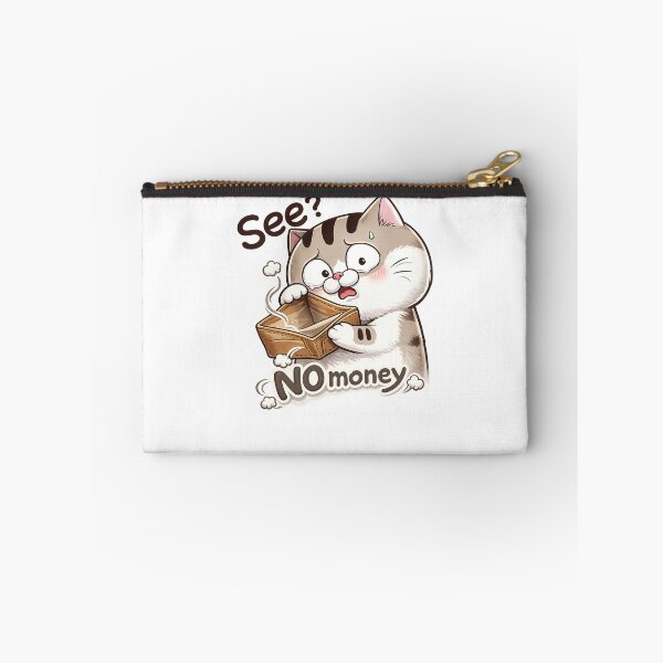 Item preview, No Money Sad Cat Meme designed and sold by myJPEG.