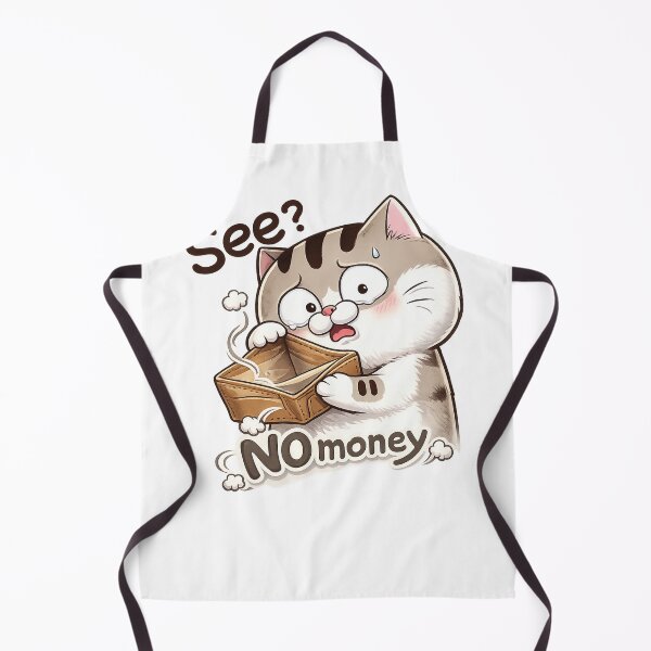 Item preview, No Money Sad Cat Meme designed and sold by myJPEG.