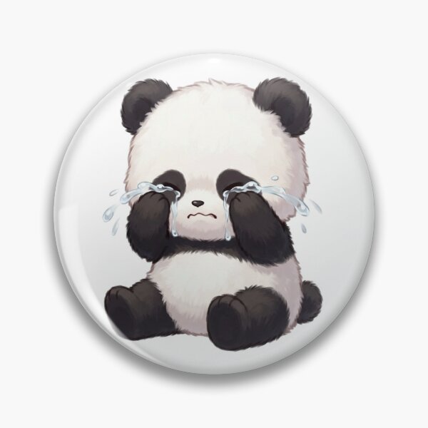 Item preview, Crying panda designed and sold by Panda-Clips.
