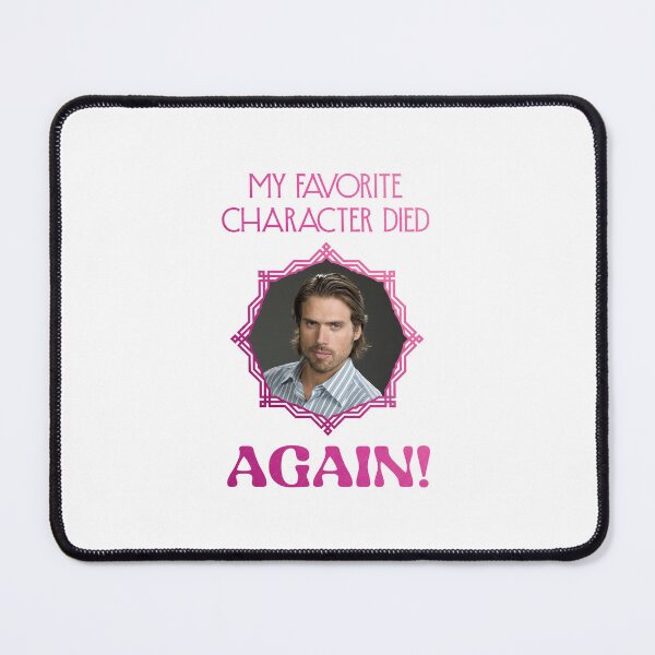 Item preview, My Favorite Character Died Again! NICK/Pink (on White) designed and sold by PawsitiveMum3.