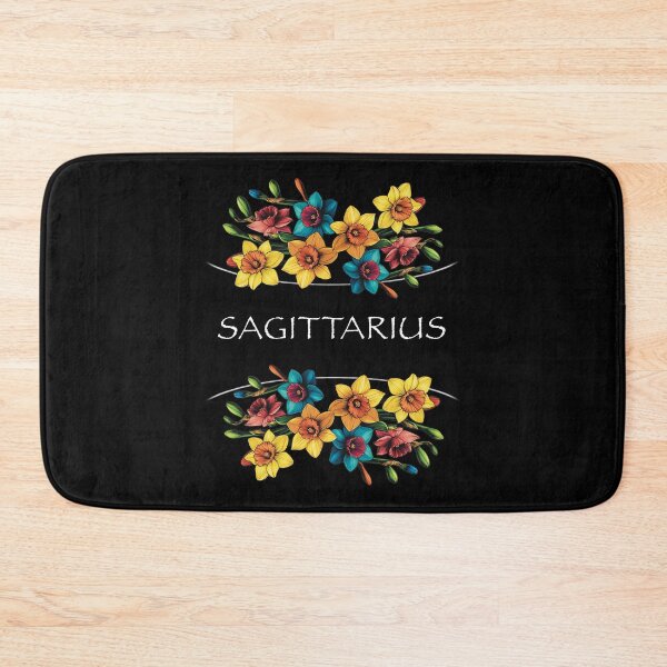 Item preview, Sagittarius Birth Flower Zodiac Floral Design designed and sold by TeeGals.