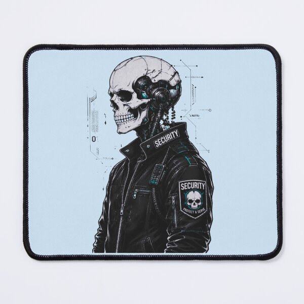 Item preview, Cyberpunk Skull Security Guard — Unit 01 Protect & Serve designed and sold by RAYBIL.