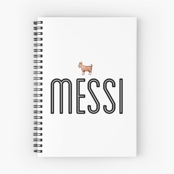 Aperçu de l'œuvre Messi, la chèvre du football argentin, vêtements et accessoires Barcelone créée et vendue par Antonio Arslan.
