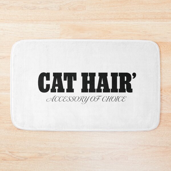 Item preview, Cat Hair Accessory of Choice Funny Cat Mom Typography Tee Sticker Cat Lover Gift designed and sold by sharifex.