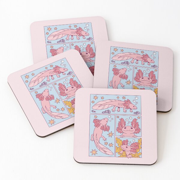 Item preview, Axolotls designed and sold by Erika Vaigel Creations.