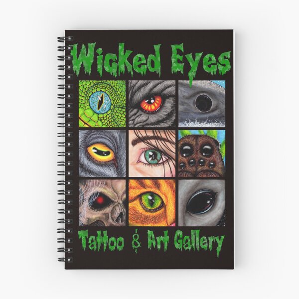 Item preview, Wicked Eyes Tattoo and Art Gallery designed and sold by GothTees.