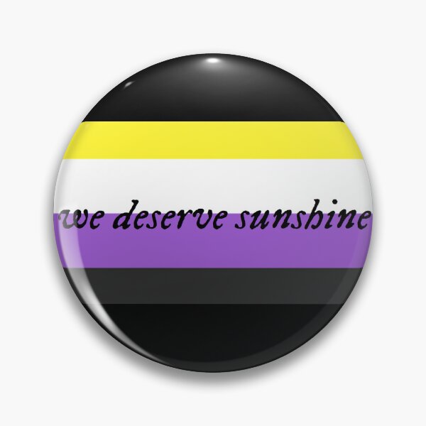 Item preview, We Deserve Sunshine - Non-Binary Pride Flag - Heated Rivalry Quote - Pride Quote designed and sold by artistalways.