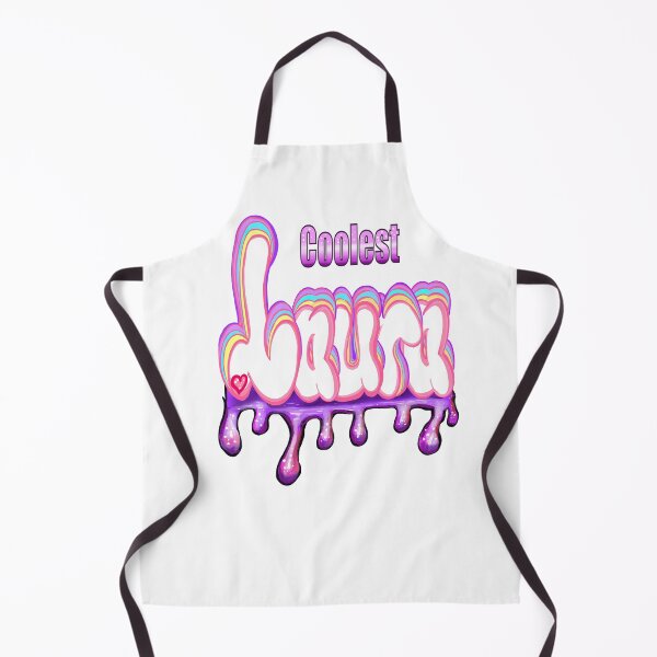Item preview, Laura Name Coolest Personalized Custom Gifts for girls and women in pastel colors with drips designed and sold by Artonmytee.