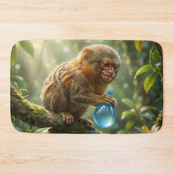 Item preview, Pygmy Marmoset Pranks a Poor Ground Dweller designed and sold by Tridentulus.