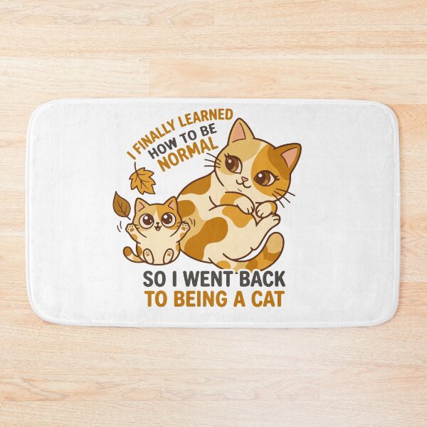Item preview, Cute Autumn Calico Cat And Kitten Playing With Leaves designed and sold by banglalook.