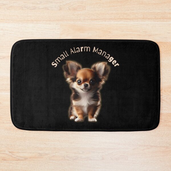 Item preview, Small Alarm Manager - Funny Chihuahua Dog Design designed and sold by PatykArt.