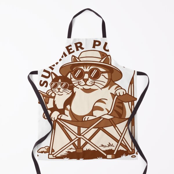 Item preview, Summer Punk Cool Cats in Camping Chair designed and sold by banglalook.