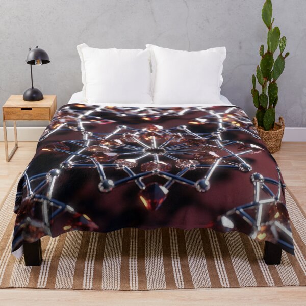 Item preview, Glassy Star Abstract Pattern Dark Red designed and sold by IntelliMindDesigns.