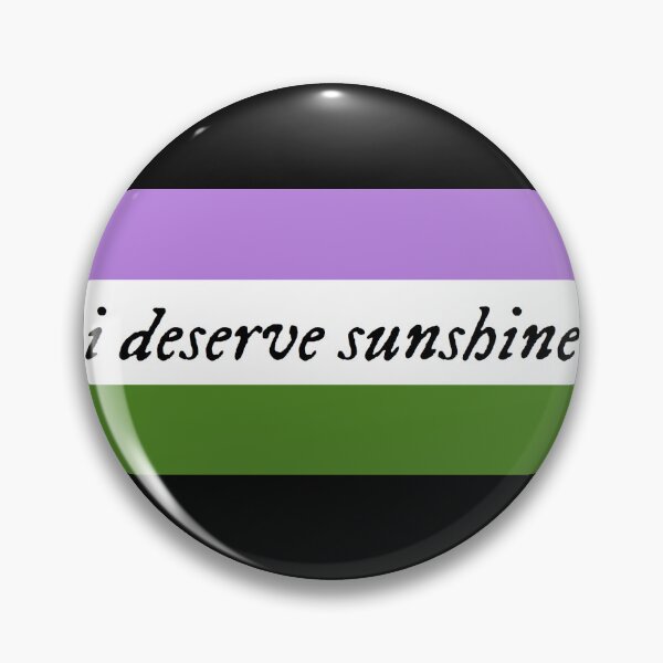 Item preview, I Deserve Sunshine - Genderqueer Pride Flag - Heated Rivalry Quote - Pride Quote designed and sold by artistalways.