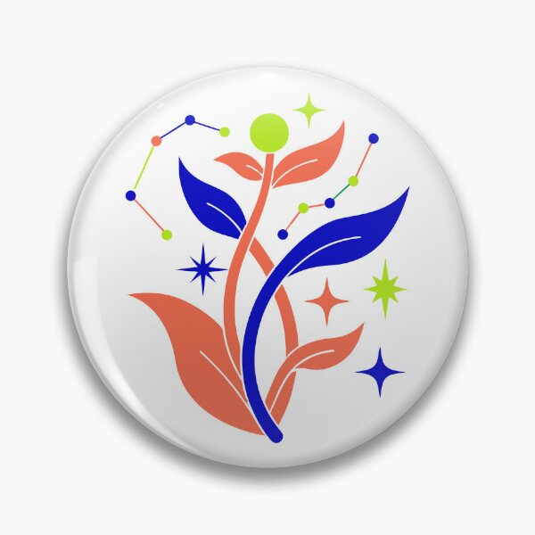 Item preview, Celestial Plant Art: Stars and Nature Fusion designed and sold by Inklyst.