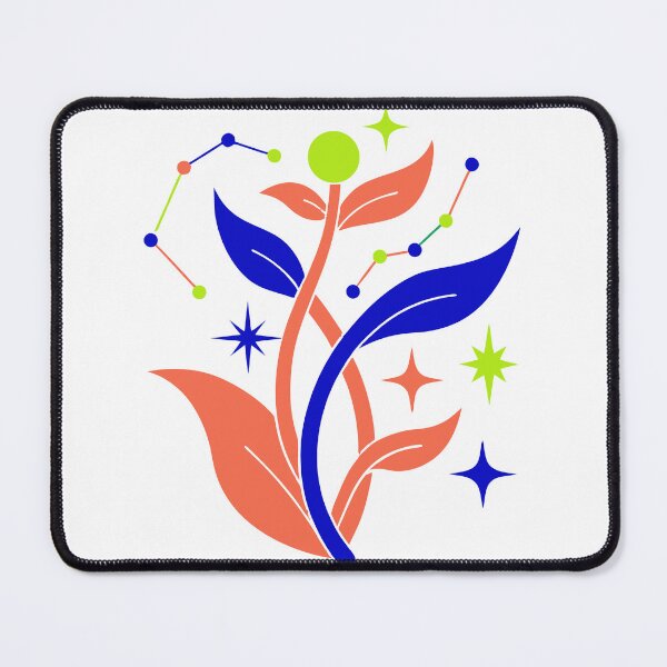 Item preview, Celestial Plant Art: Stars and Nature Fusion designed and sold by Inklyst.