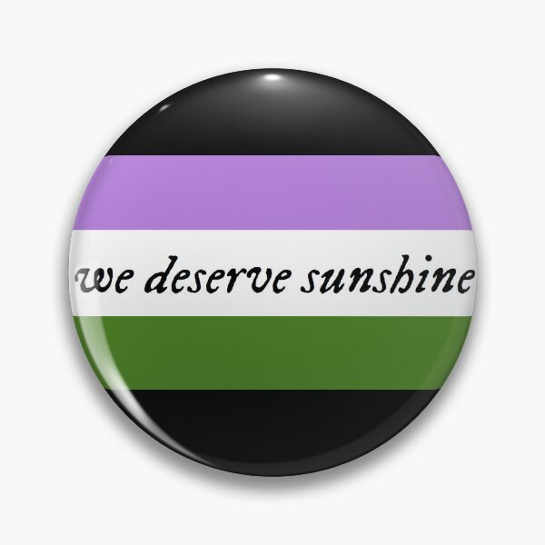 Item preview, We Deserve Sunshine - Genderqueer Pride Flag - Heated Rivalry Quote - Pride Quote designed and sold by artistalways.