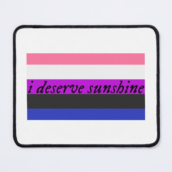 Item preview, I Deserve Sunshine - Genderfluid Pride Flag - Heated Rivalry Quote - Pride Quote designed and sold by artistalways.