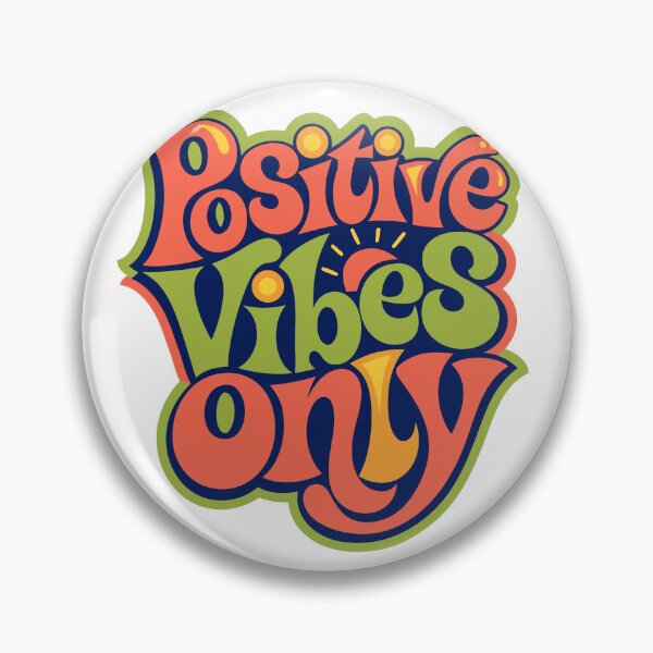 Item preview, Positive Vibes Only - Bold Typography Sunrise Design designed and sold by Inklyst.