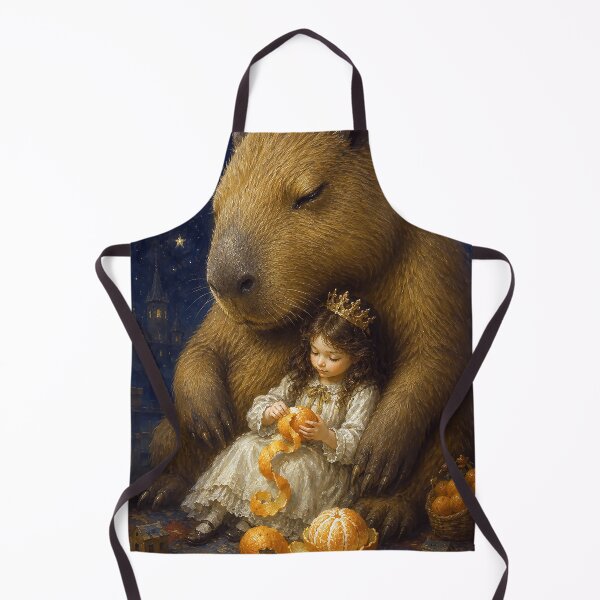 Item preview, Capybaras and a little princess designed and sold by cloud lee.