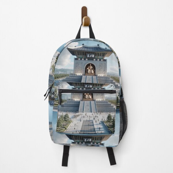 Item preview,  King Sejong Monument Korea 3D Label   designed and sold by PaintMeWorld.