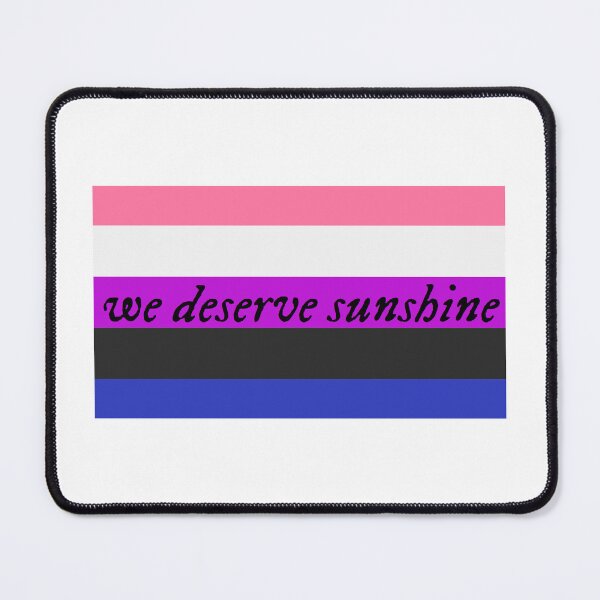 Item preview, We Deserve Sunshine - Genderfluid Pride Flag - Heated Rivalry Quote - Pride Quote designed and sold by artistalways.