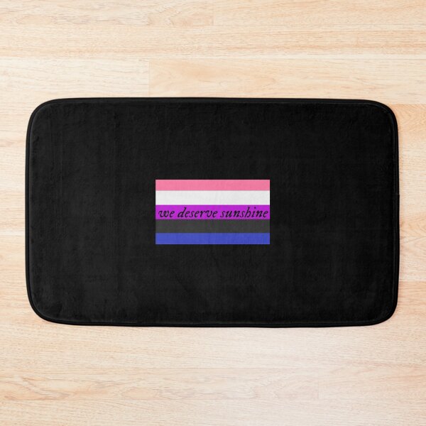 Item preview, We Deserve Sunshine - Genderfluid Pride Flag - Heated Rivalry Quote - Pride Quote designed and sold by artistalways.