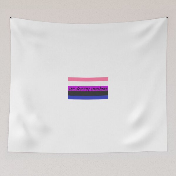 Item preview, We Deserve Sunshine - Genderfluid Pride Flag - Heated Rivalry Quote - Pride Quote designed and sold by artistalways.