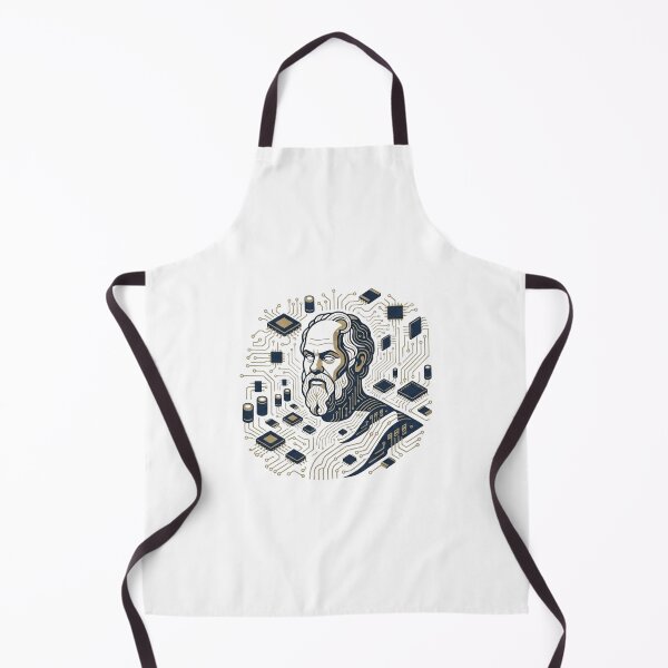 Item preview, Ancient Philosopher Circuit Portrait Geek History Art designed and sold by Nova Blend.