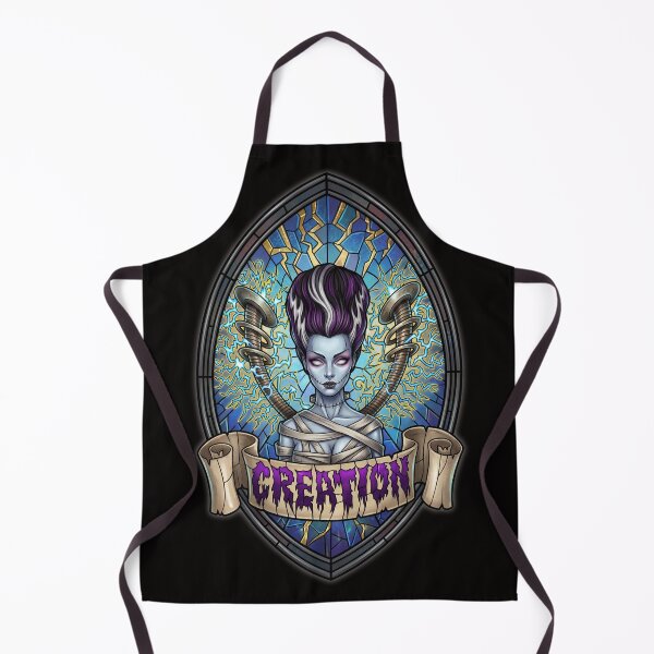Item preview, Bride of Frankenstein Creation Stained Glass designed and sold by GothTees.