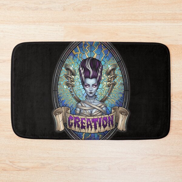 Item preview, Bride of Frankenstein Creation Stained Glass designed and sold by GothTees.