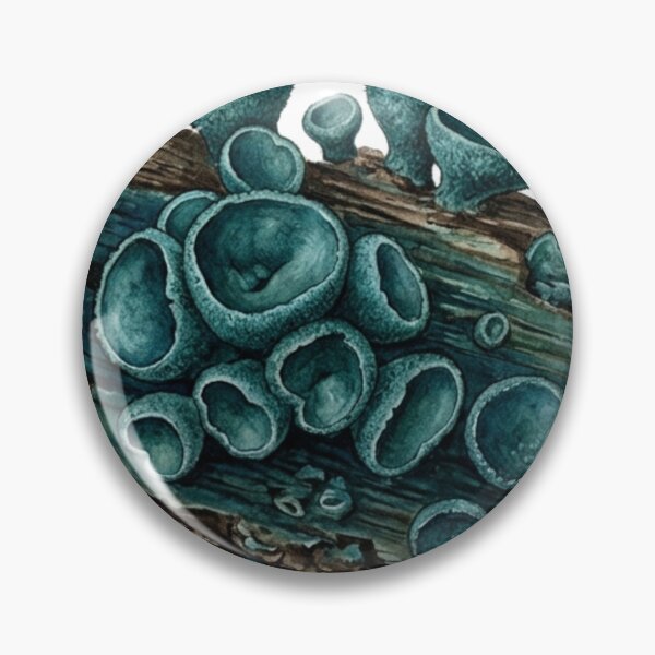 Item preview, Chlorociboria aeruginascens - Teal Cup designed and sold by Chaoscience.