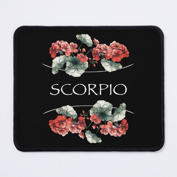 Item preview, Scorpio Birth Flower Zodiac Floral Design designed and sold by TeeGals.