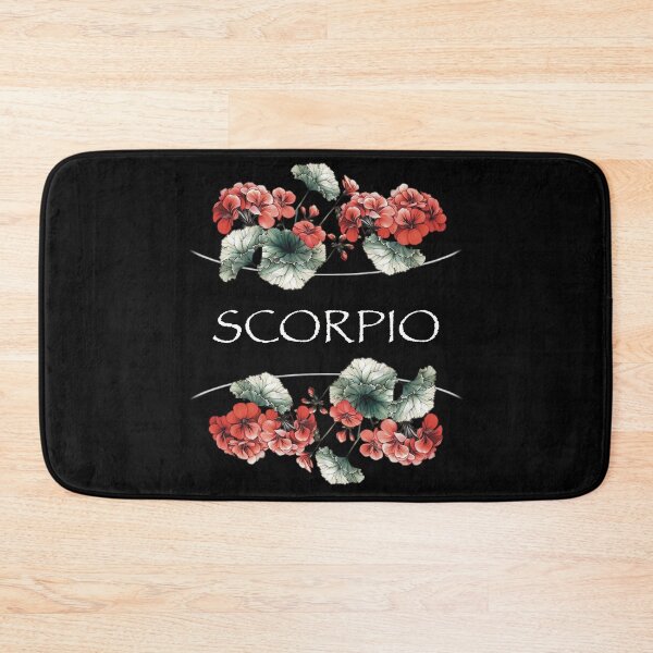 Item preview, Scorpio Birth Flower Zodiac Floral Design designed and sold by TeeGals.