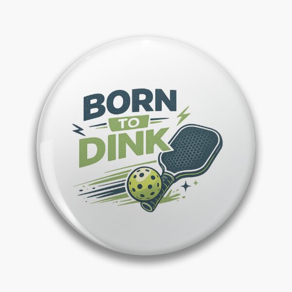 Item preview, Born To Dink Pickleball Retro Design designed and sold by Rally Ink Designs.