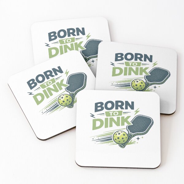 Item preview, Born To Dink Pickleball Retro Design designed and sold by Rally Ink Designs.