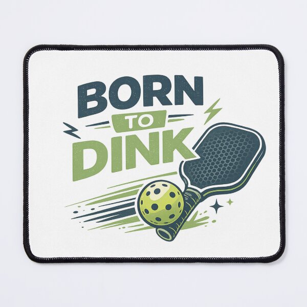 Item preview, Born To Dink Pickleball Retro Design designed and sold by Rally Ink Designs.