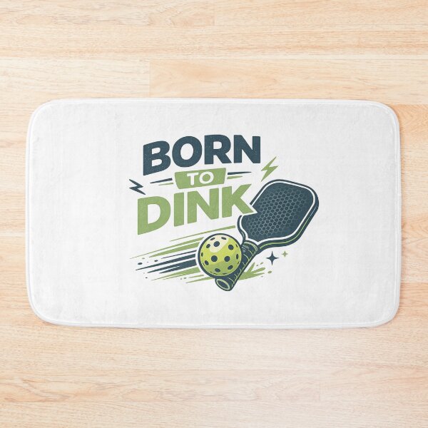 Item preview, Born To Dink Pickleball Retro Design designed and sold by Rally Ink Designs.