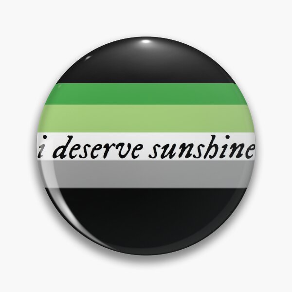 Item preview, I Deserve Sunshine - Aromantic Pride Flag - Heated Rivalry Quote - Pride Quote designed and sold by artistalways.