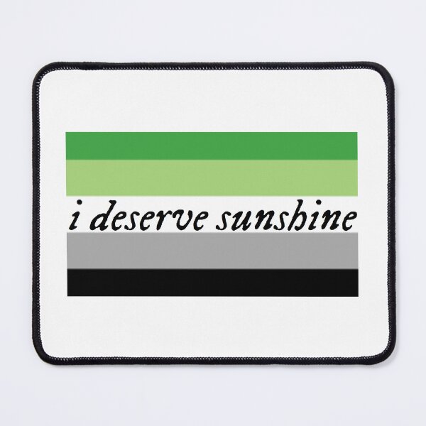 Item preview, I Deserve Sunshine - Aromantic Pride Flag - Heated Rivalry Quote - Pride Quote designed and sold by artistalways.