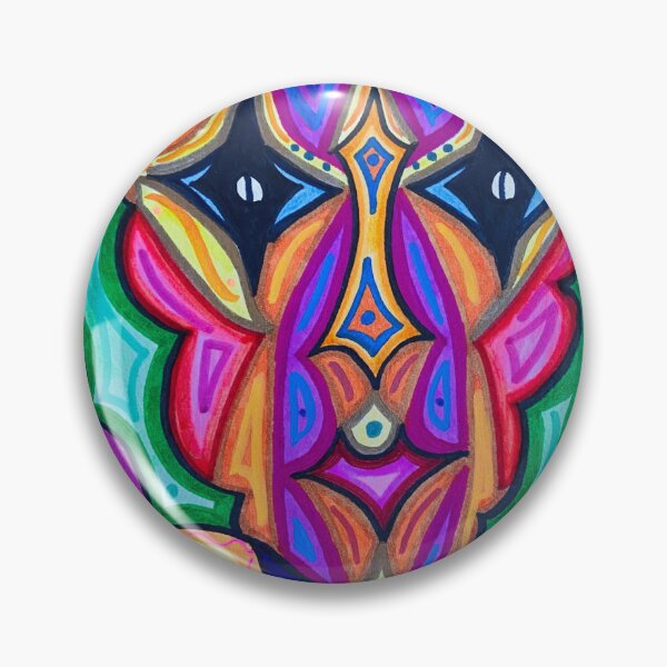 Item preview, Futuristic Abstract Rainbow Robot designed and sold by artbyalette.