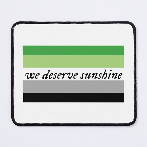 Item preview, We Deserve Sunshine - Aromantic Pride Flag - Heated Rivalry Quote - Pride Quote designed and sold by artistalways.