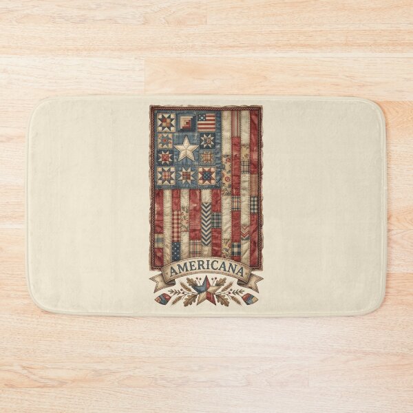 Item preview, America Flag Quilt | Patriotic Quilt Flag | American Flag Design designed and sold by KelliesGrafix.