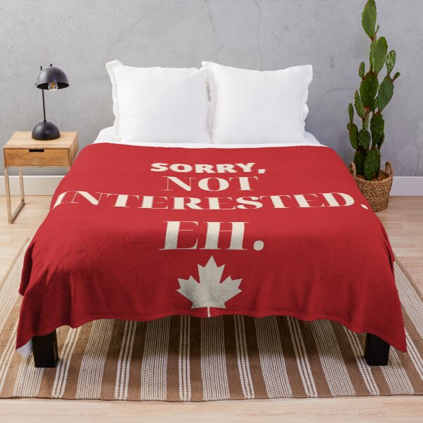 Item preview, Sorry Not Interested Eh Vintage Canada Maple Tee designed and sold by LoudSection.