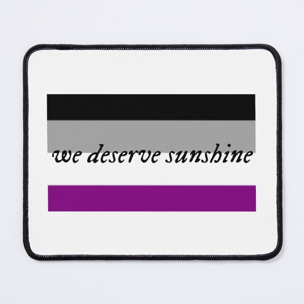 Item preview, We Deserve Sunshine - Asexual Pride Flag - Heated Rivalry Quote - Pride Quote designed and sold by artistalways.